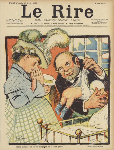 Ilustração para o riso de Jules Abel Faivre