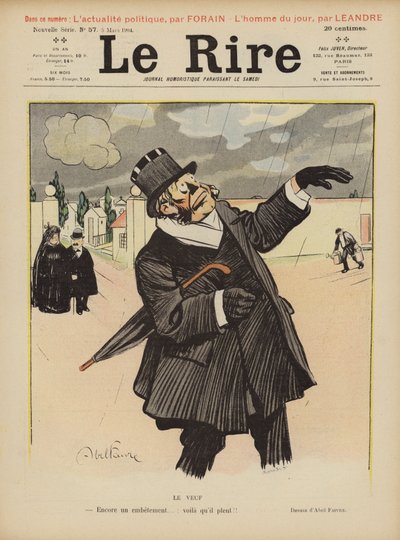 Ilustração para o riso de Jules Abel Faivre