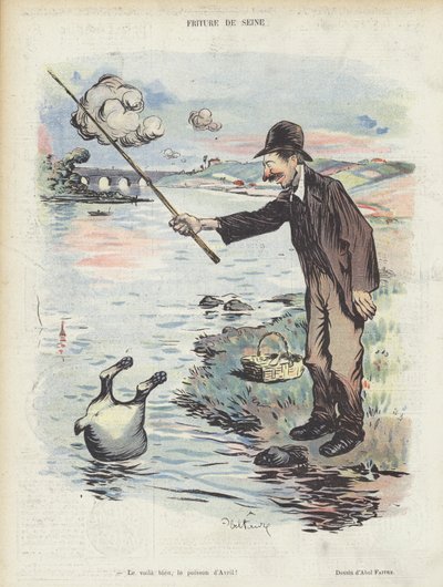 Ilustração para o riso de Jules Abel Faivre