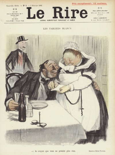 Ilustração para o riso de Jules Abel Faivre