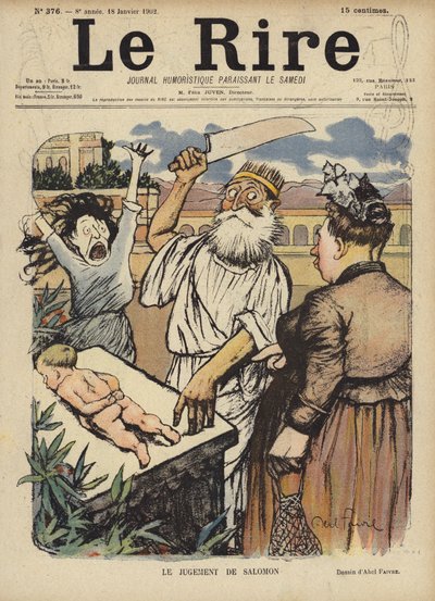 Ilustração para o riso de Jules Abel Faivre