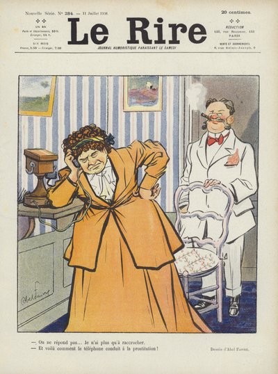 Ilustração para o riso de Jules Abel Faivre