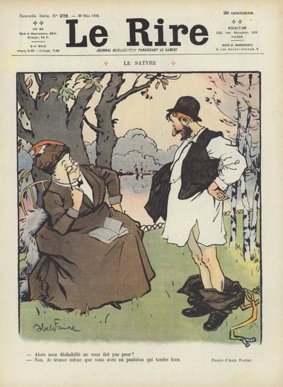 Ilustração para o riso de Jules Abel Faivre