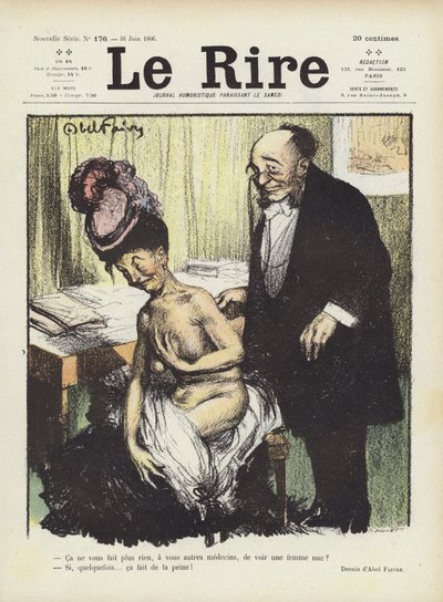 Ilustração para o riso de Jules Abel Faivre
