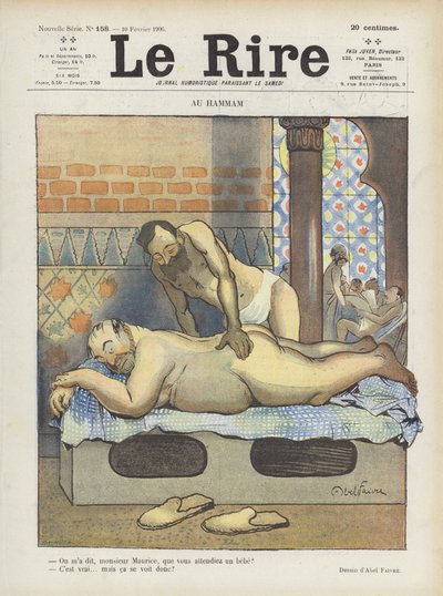 Ilustração para o riso de Jules Abel Faivre