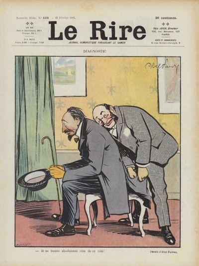 Ilustração para o riso de Jules Abel Faivre