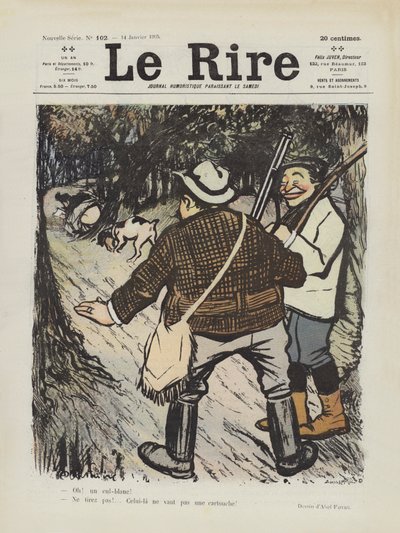 Ilustração para o riso de Jules Abel Faivre