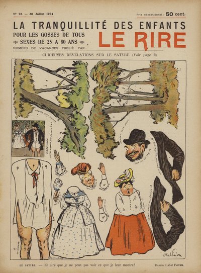 Ilustração para o riso de Jules Abel Faivre