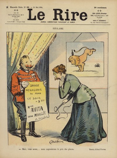 Ilustração para o riso de Jules Abel Faivre