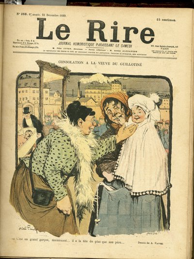 Ilustração de Abel Faivre (1867-1945) para a Capa de Le Rire de Jules Abel Faivre