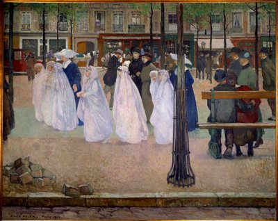 Os comunicantes ou a primavera de Paris de Jules Adler