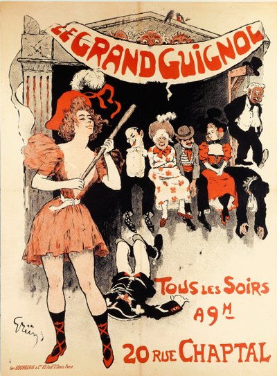 O Grande Guignol, c. 1898. de Jules Alexandre Grün
