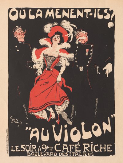 Os Mestres do Cartaz: Pl. 103 Café Reche de Jules Alexandre Grün