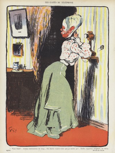 Ilustração para o riso de Jules Alexandre Gruen or Grun