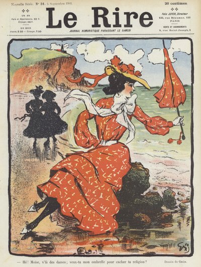 Ilustração para o riso de Jules Alexandre Gruen or Grun