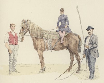 Treinadores de cavalos (cor litho) de Jules Arsene (after) Garnier