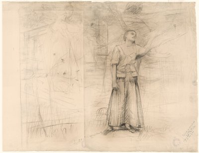 Estude para de Jules Bastien Lepage