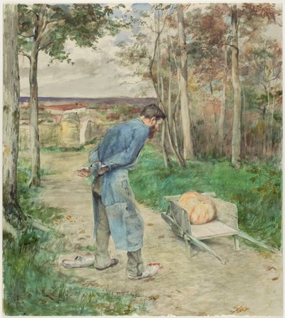 A bolota e a abóbora de Jules Bastien Lepage