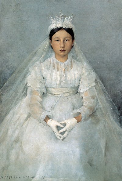 O Comunicante, 1875. de Jules Bastien Lepage