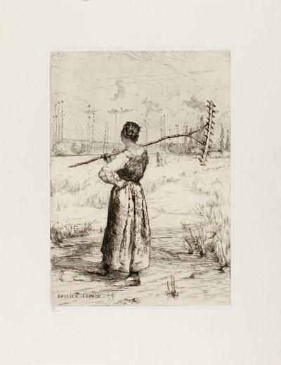 O retorno do campo de Jules Bastien Lepage