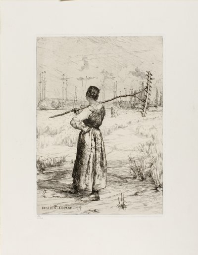 O Retorno do Campo, 1878 de Jules Bastien Lepage