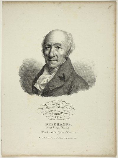 Retrato de Joseph-François-Louis Deschamps de Jules Boilly