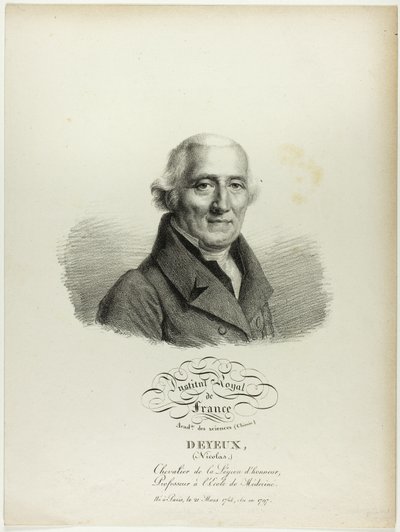 Retrato de Nicolas Deyeux de Jules Boilly