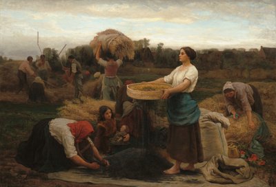A Colza (Colheita de Colza) de Jules Breton