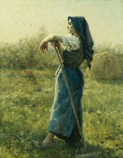 The Harvester, 1892 de Jules Breton