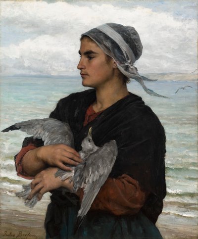 A Gaivota Ferida de Jules Breton