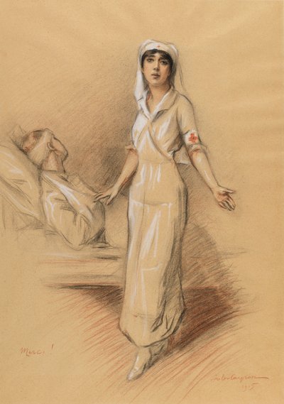 Enfermeira e doente de Jules Cayron