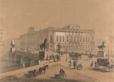 O Palácio Beloselsky-Belozersky em São Petersburgo de Jules Charlemagne