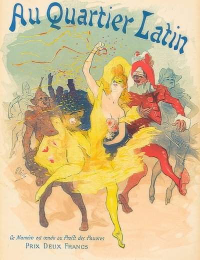 No Quartier Latin. 1894 de Jules Cheret