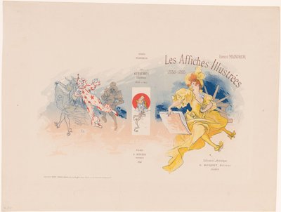 Capa para Les Affiches Illustrées de Ernest Maindron de Jules Cheret