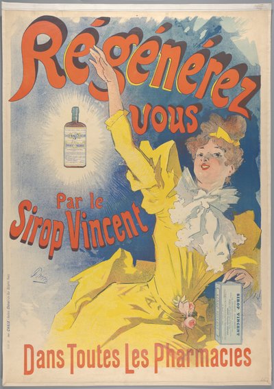 Sirop Vincent, 1893 de Jules Cheret