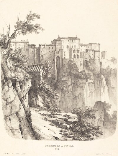 Edifícios em Tivoli de Jules Coignet