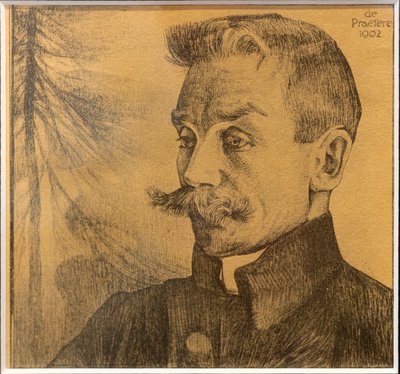 Retrato do Escritor Stijn Streuvels de Jules de Praetere