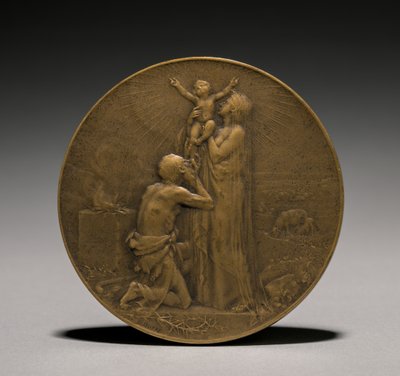 Anverso da medalha, 1800. de Jules Dupré