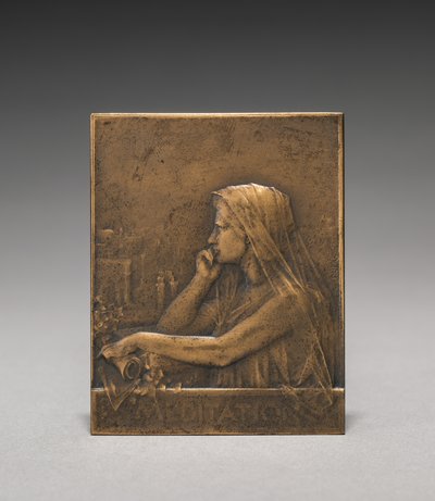 Medalhão. de Jules Dupré