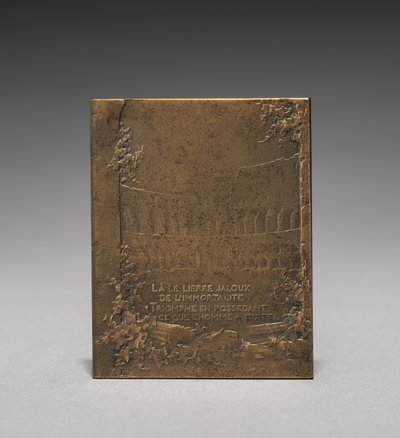 Medalhão reverso. de Jules Dupré