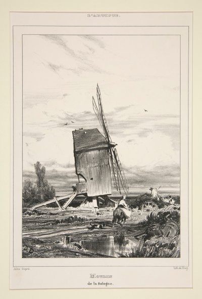 Moinho Sologne de Jules Dupré