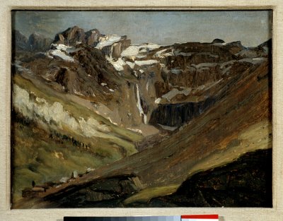 O circo de Gavarnie nos Pirineus Pintura de Jules Dupre de Jules Dupré