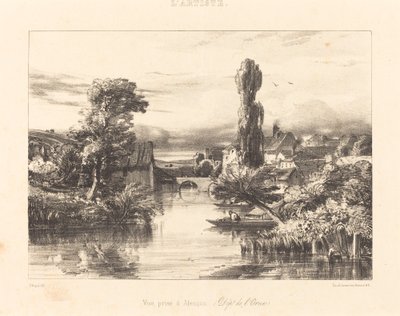Vista em Alençon de Jules Dupré