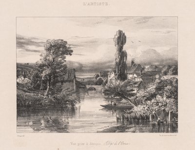 Vista tirada em Alençon Vista tirada em Alençon, 1839. de Jules Dupré
