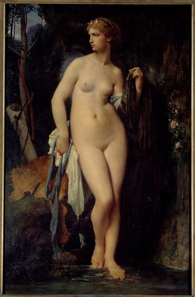 Diane Painting de Jules Elie Delaunay (1828-1891) 1872 Sun. 1,47x0,94 m Paris, musee d