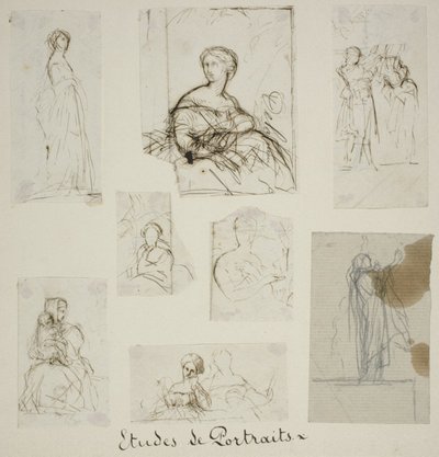 Grupo de Estudos de Retrato e Composição de Jules Elie Delaunay