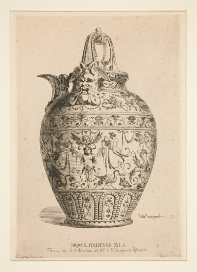 Pitcher Italienne XVI S. de Jules Ferdinand Jacquemart