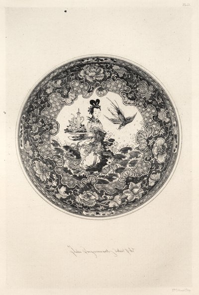 História da Arte Cerâmica: Um Estudo Descritivo e Filosófico da Cerâmica ... Placa V, 1877. de Jules Ferdinand Jacquemart