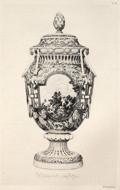 História da arte cerâmica: um estudo descritivo e filosófico da cerâmica ... Placa XI, 1877. de Jules Ferdinand Jacquemart