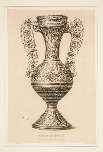 vaso hispano-mourisco de Jules Ferdinand Jacquemart